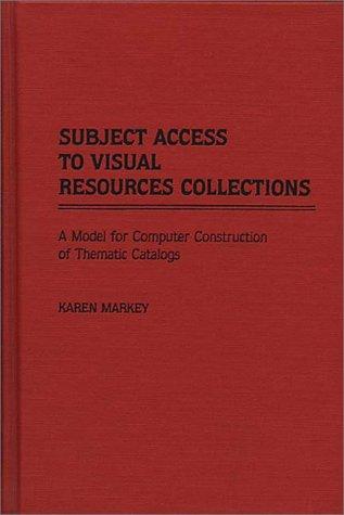 Cover for Subject access to visual resources collections