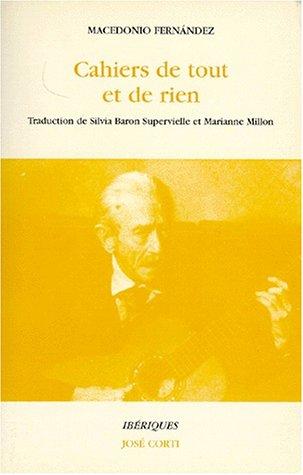 Cover for Cahiers de tout et de rien