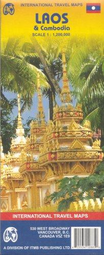 Cover for Laos & Cambodia Travel Reference Map