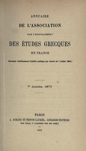 Cover for Annuaire.