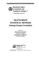Cover for Multivariate statistical methods, among-groups covariation