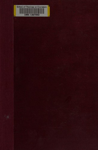 Cover for The Fourth gospel