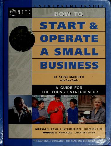Cover for How to start & operate a small business