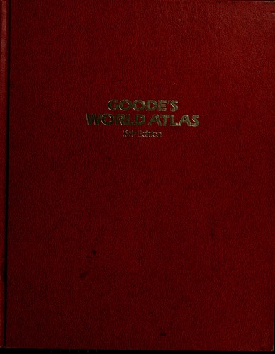 Cover for Goode's World atlas (Goode's World Atlas)