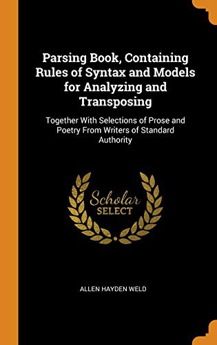 Cover for Parsing Book, Containing Rules of Syntax and Models for Analyzing and Transposing