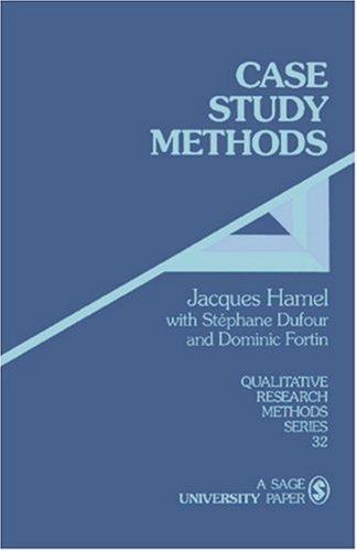 Cover for Case study methods
