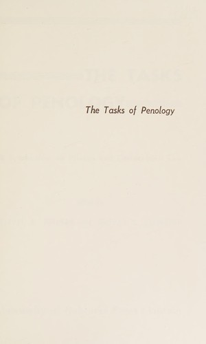 Cover for The tasks of penology