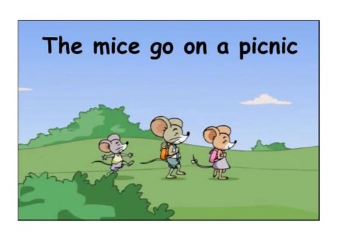Cover for The mice go on a picnic