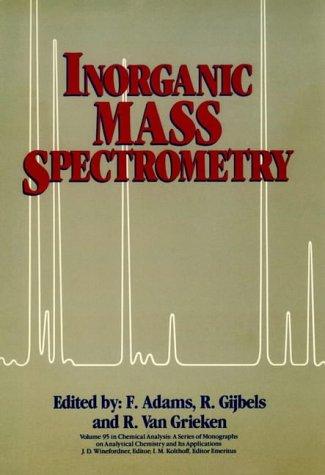 Cover for Inorganic mass spectrometry