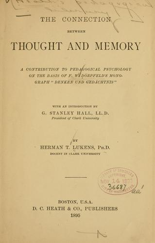 Cover for connection between thought and memory