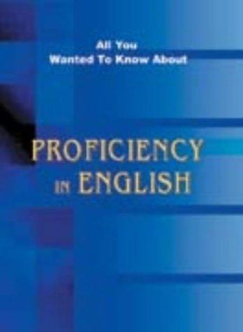 Cover for Profiency in English