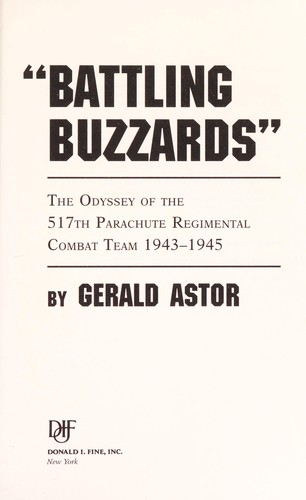 Cover for Battling buzzards