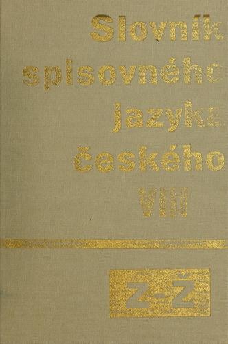 Cover for Slovník spisovného jazyka českého