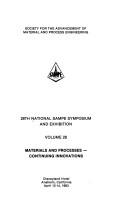 Cover for Materials and Processes