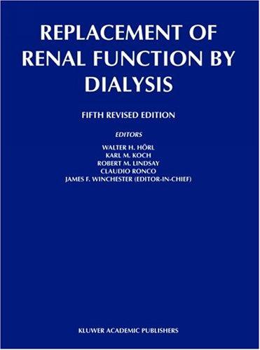 Cover for Replacement of renal function by dialysis.