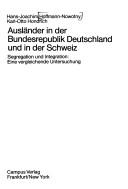 Cover for Ausländer in der Bundesrepublik Deutschland und in der Schweiz