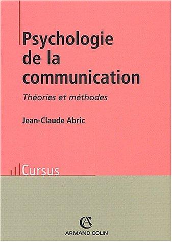 Cover for Psychologie de la communication 