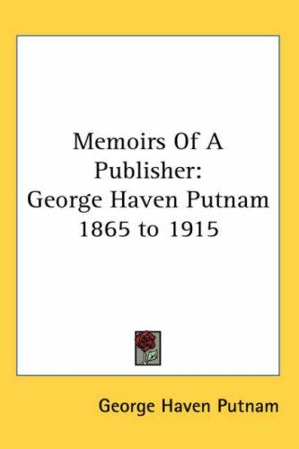 Cover for Memoirs Of A Publisher