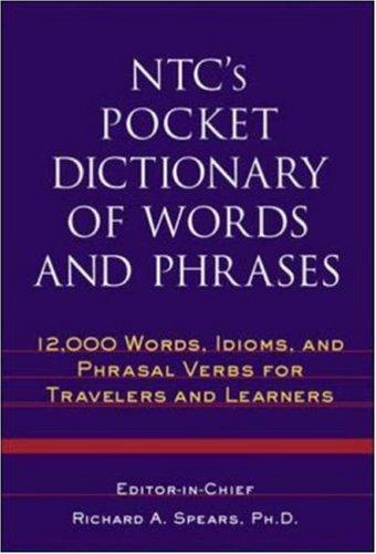 Cover for NTC's Pocket Dictionary of Words and Phrases 