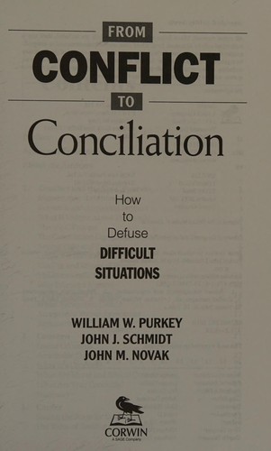 Cover for From conflict to conciliation