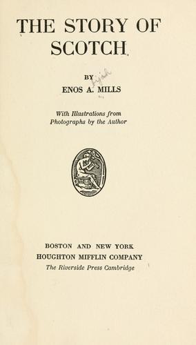 Cover for The story of Scotch