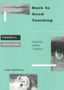 Cover for Back to good teaching