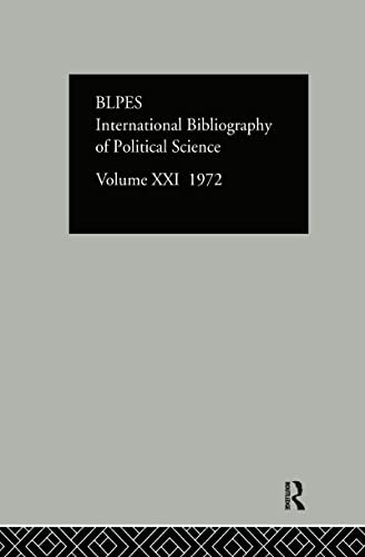 Cover for International bibliography of political science =