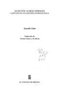 Cover for Sujetos Subalternos