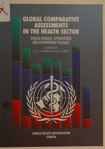 Cover for Global comparative assessments in the health sector