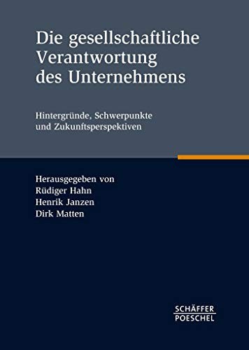 Cover for Die gesellschaftliche Verantwortung des Unternehmens