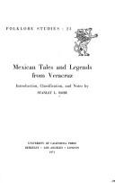 Cover for Mexican tales and legends from Veracruz