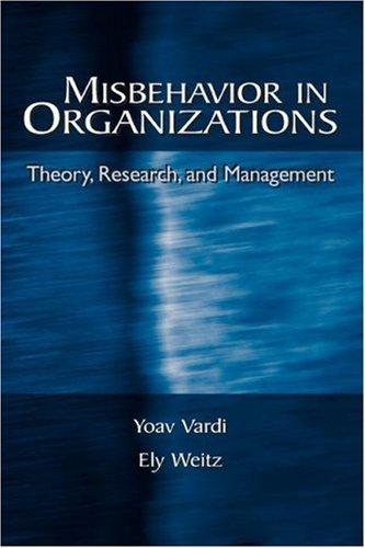 Cover for Misbehavior in Organizations
