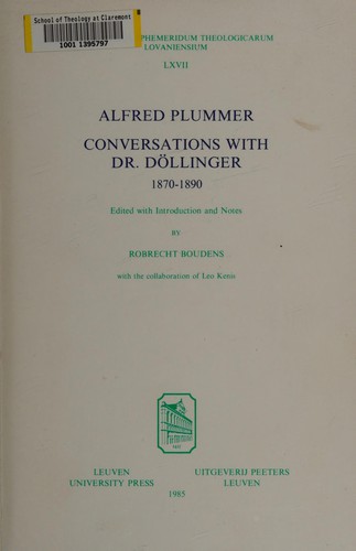Cover for Alfred Plummer