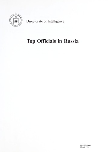 Cover for Top officials in Russia.