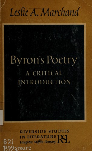 Cover for Byron's poetry