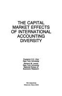 Cover for The capital market effects of international accounting diversity
