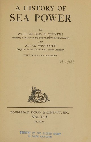 Cover for A history of sea power