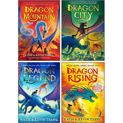 Cover for Dragon Realm Series Volume  Collection 4 Books Set By Katie Tsang & Kevin Tsang