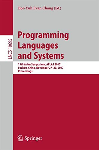 Cover for Programming Languages and Systems