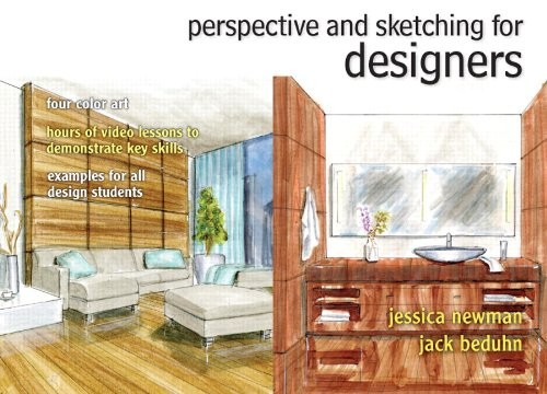 Cover for Perspective and Sketching for Designers Plus MyInteriorDesignKit with Pearson eText -- Access Card Package
