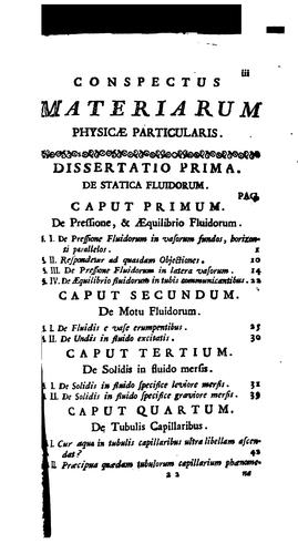 Cover for Physica particularis: auditorum usibus accommodata