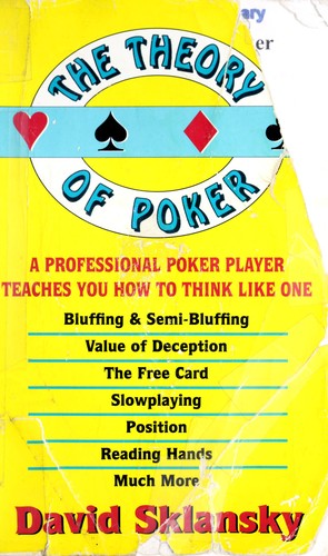 Cover for The theory of poker