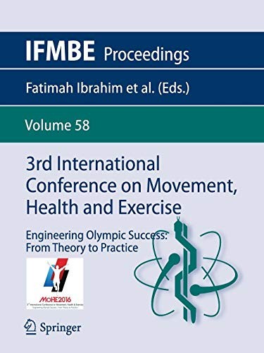 Cover for 3rd International Conference on Movement, Health and Exercise : Engineering Olympic Success