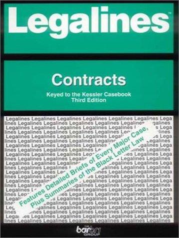 Cover for Legalines: Contracts