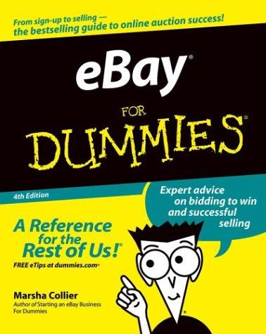 Cover for EBay for dummies
