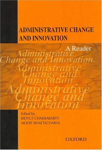 Cover for Administrative change and innovation