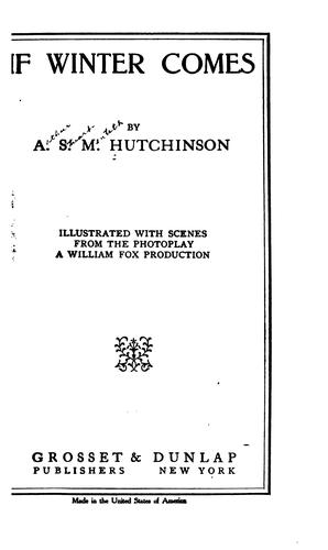 Cover for If winter comes