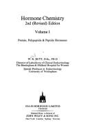 Cover for Hormone chemistry