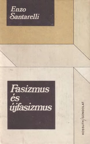 Cover for Fasizmus és újfasizmus
