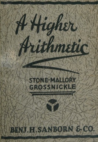 Cover for A Higher Arithmetic